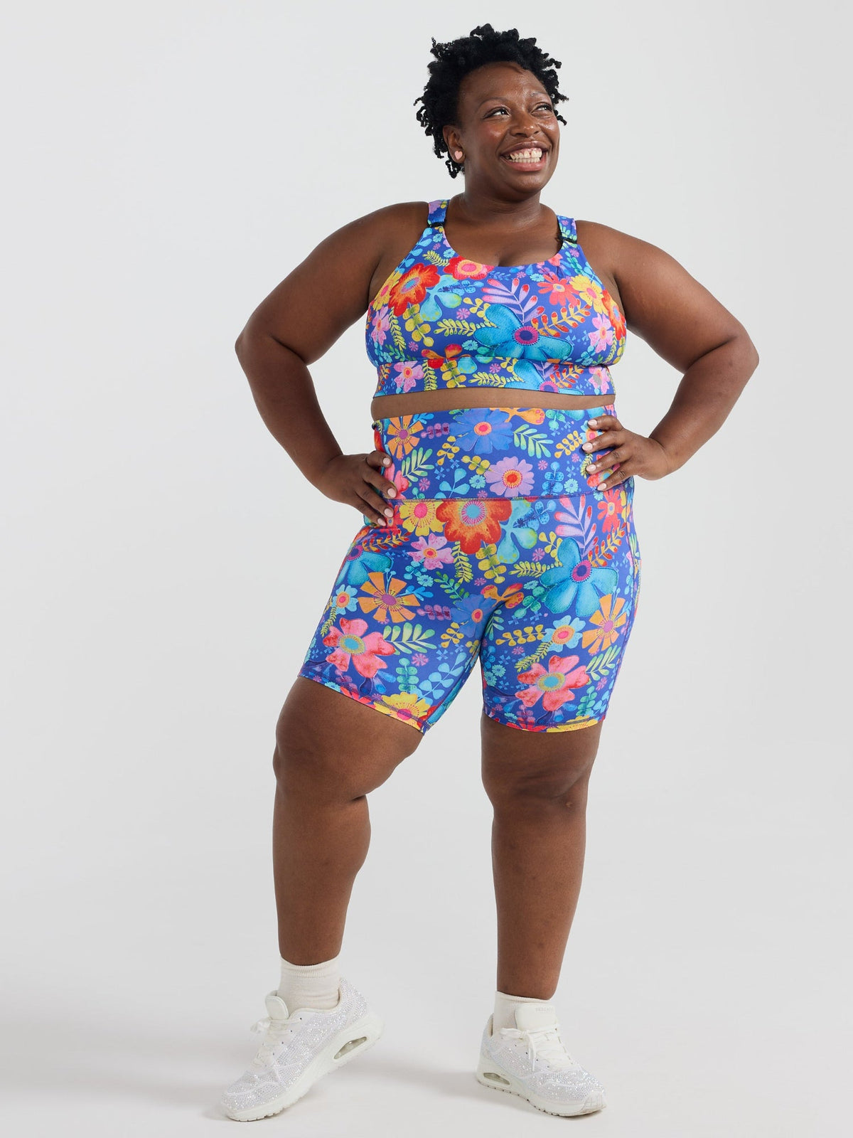 She Believed SleekFit Shortie Bike Shorts