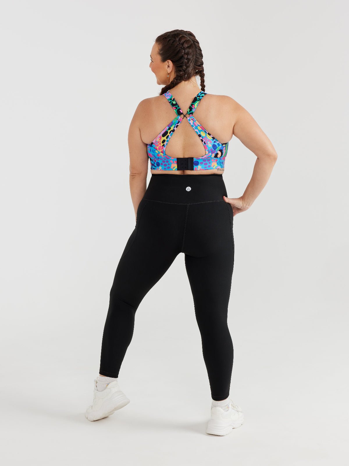 SleekFit Core Black Legging - 7/8 length