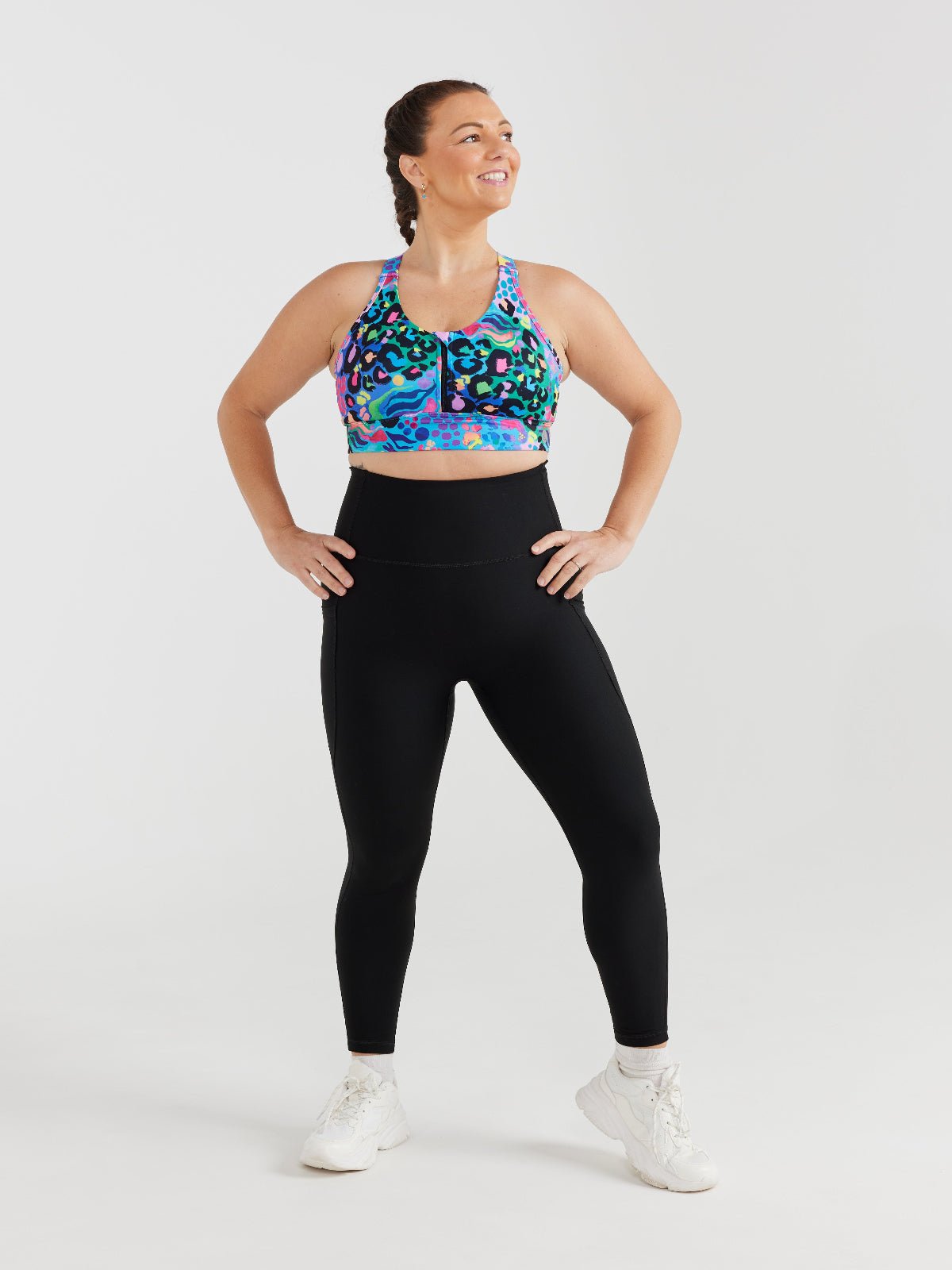 SleekFit Core Black Legging - 7/8 length