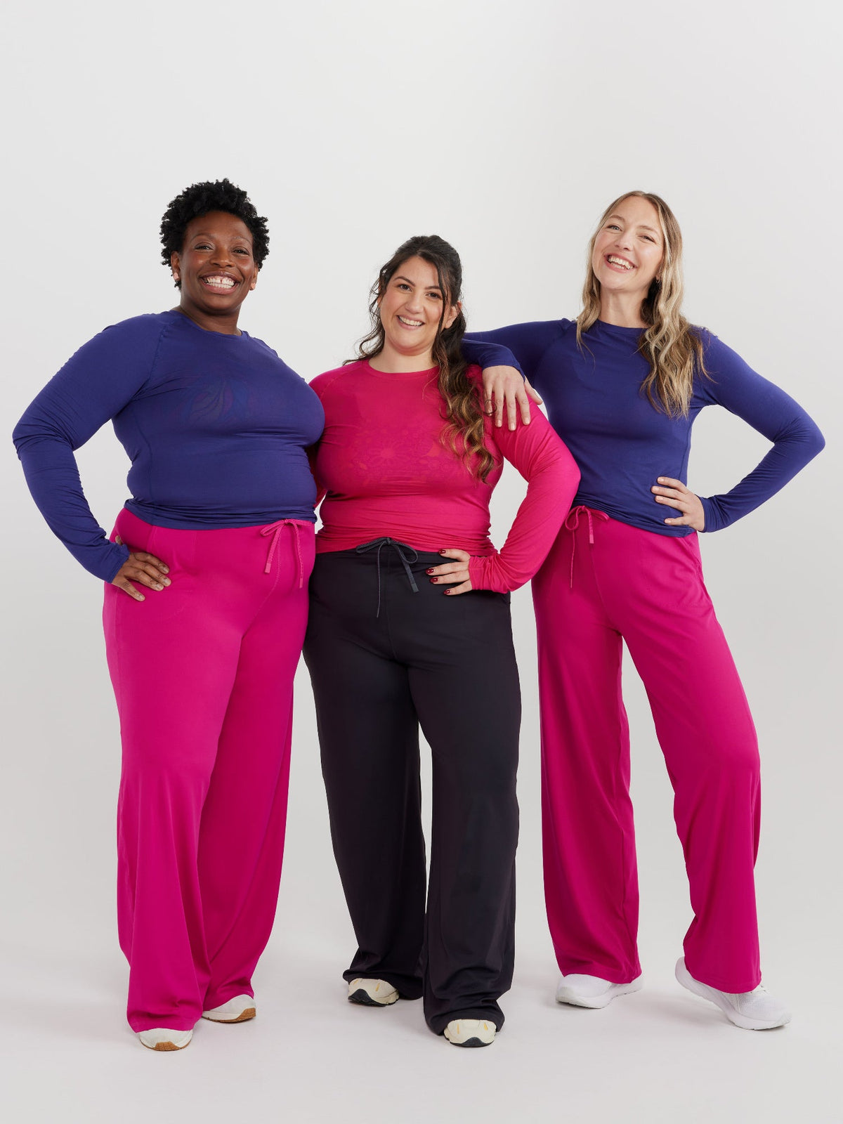 Studio Long Sleeve Top - Hot Pink