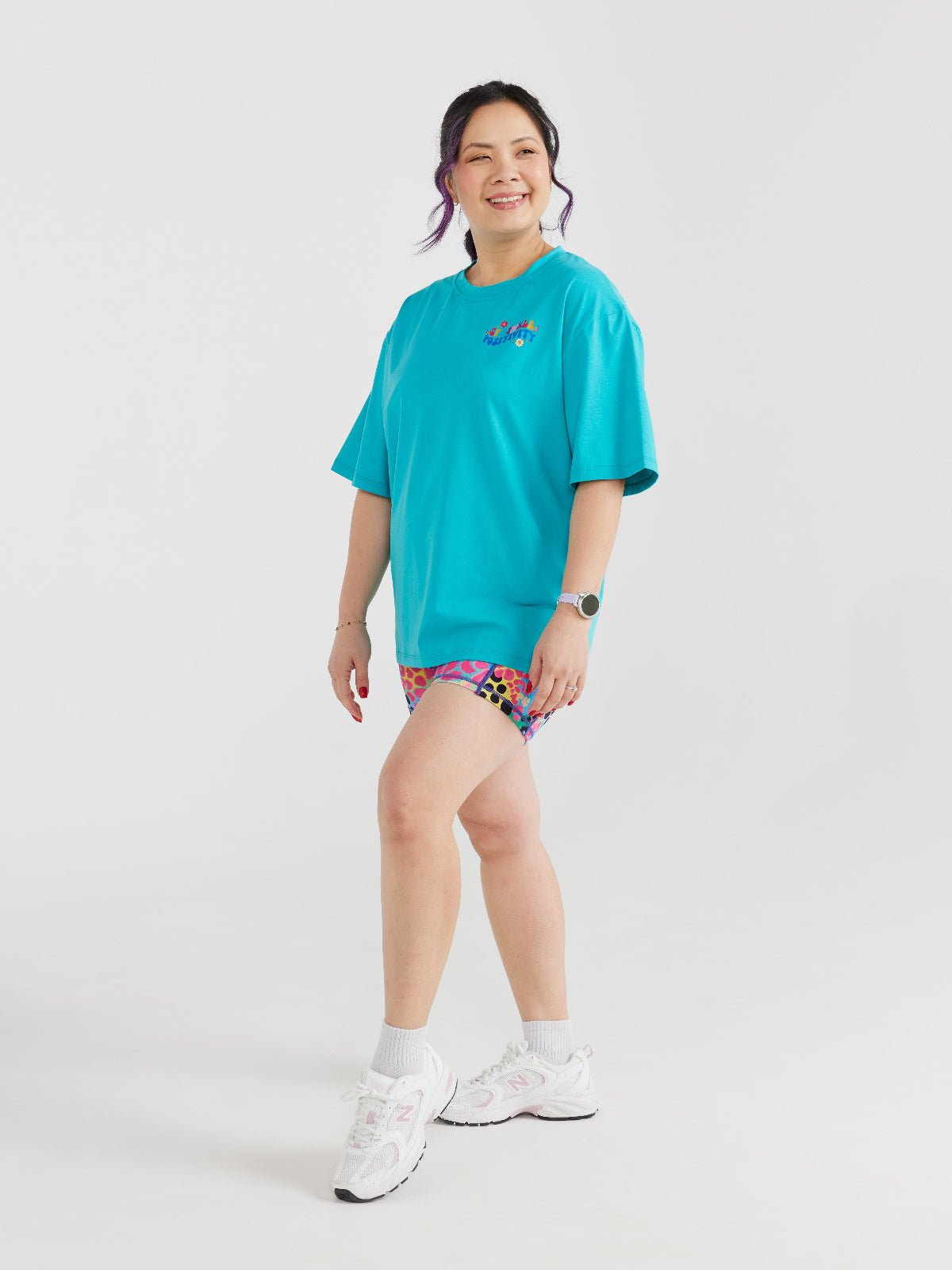 Teal BoxFit Positivi-Tee - 'You're Doing Amazing'