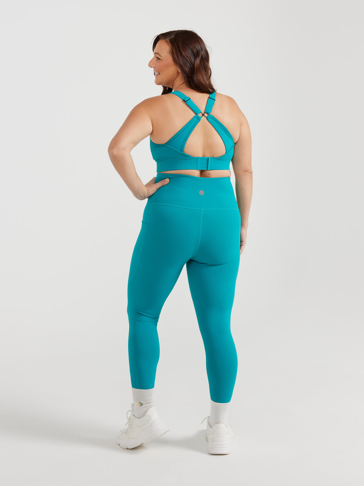 Teal Elevate Legging - 7/8 length