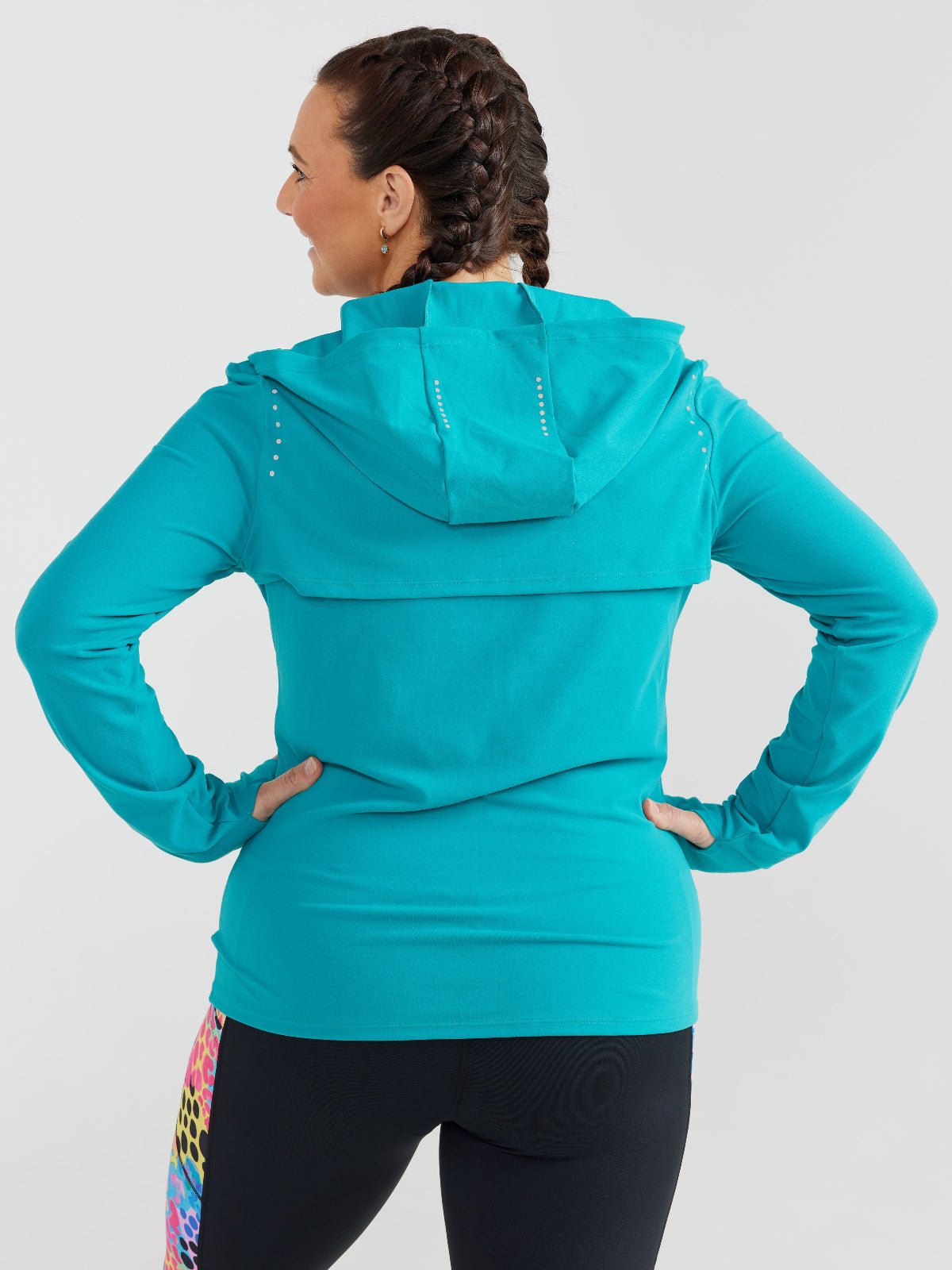 Teal Elevate Running Jacket