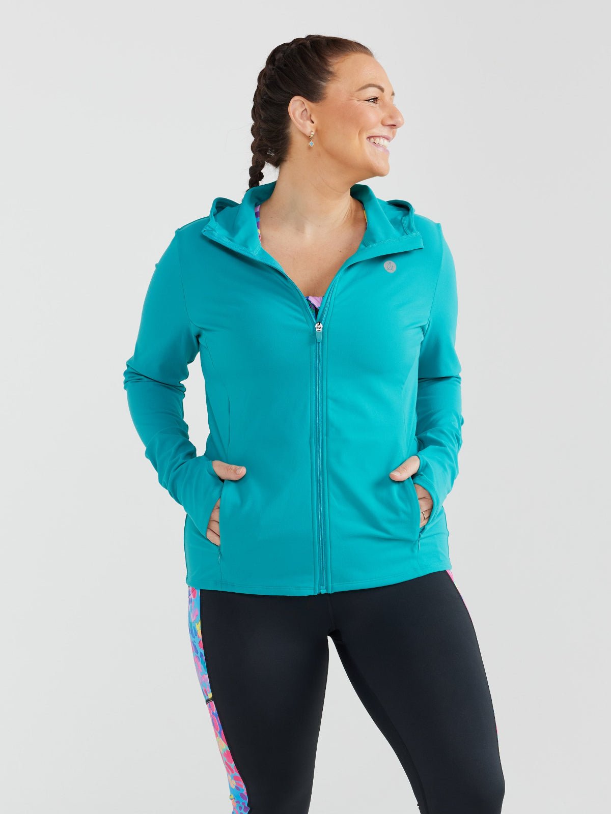 Teal Elevate Running Jacket