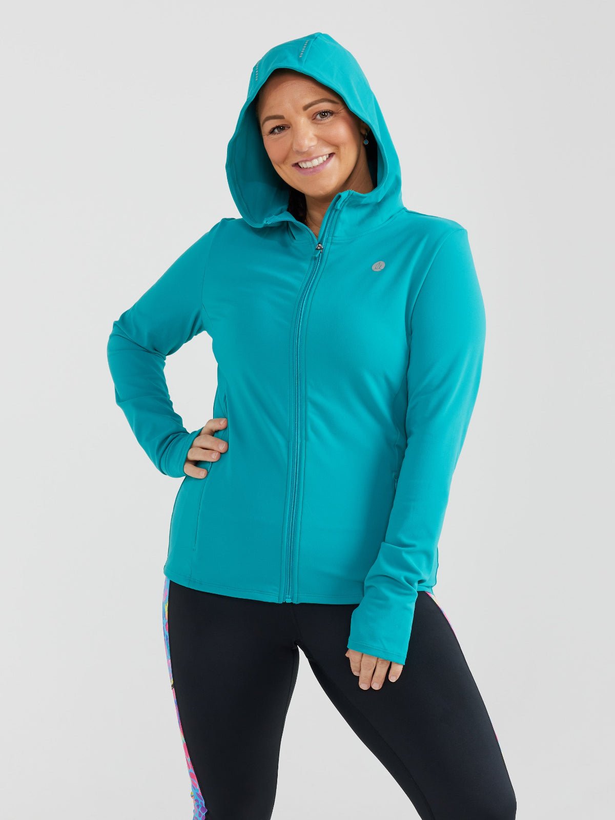 Teal Elevate Running Jacket