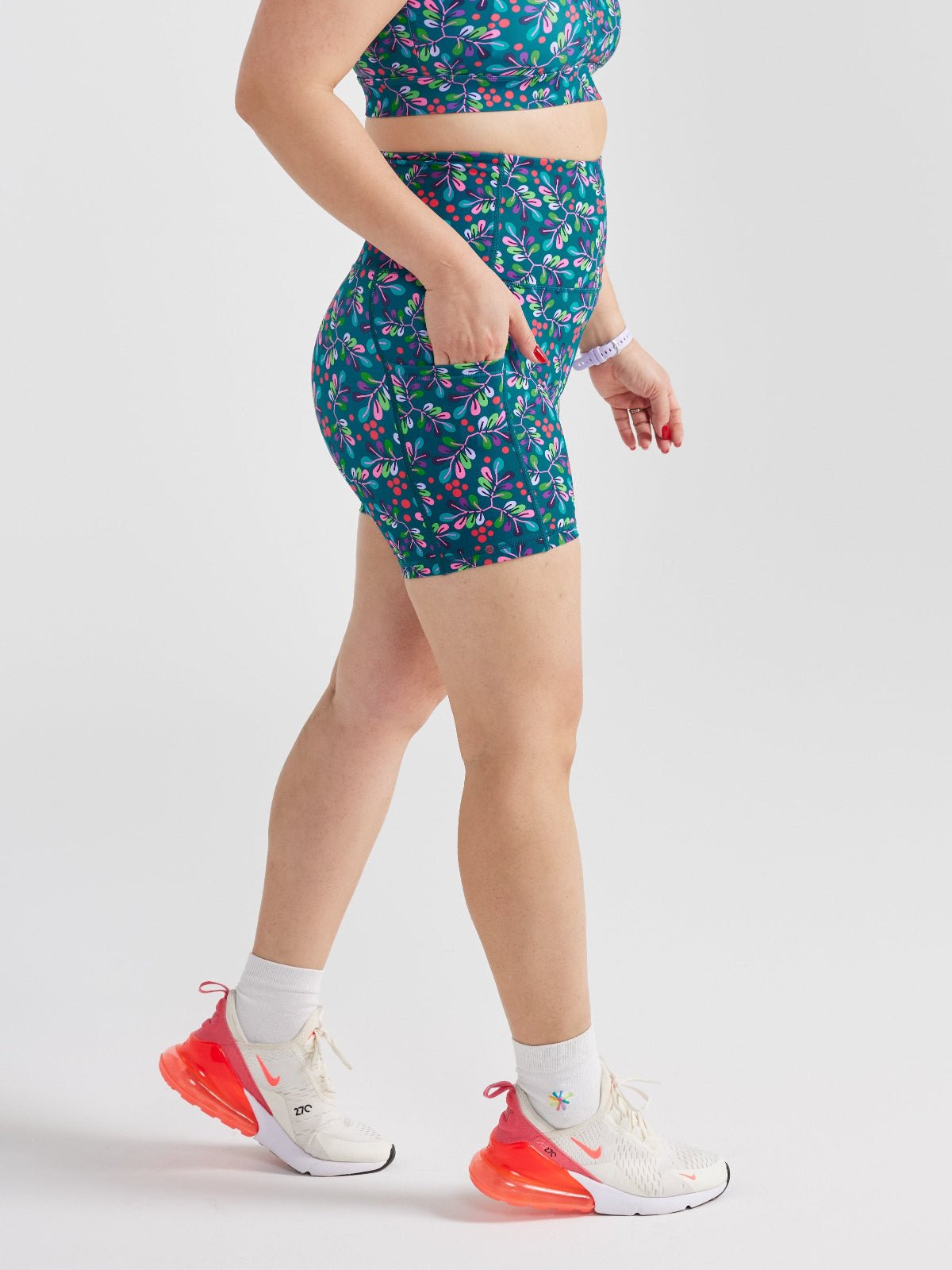 Wild Cherry Everyday Shortie Bike Shorts