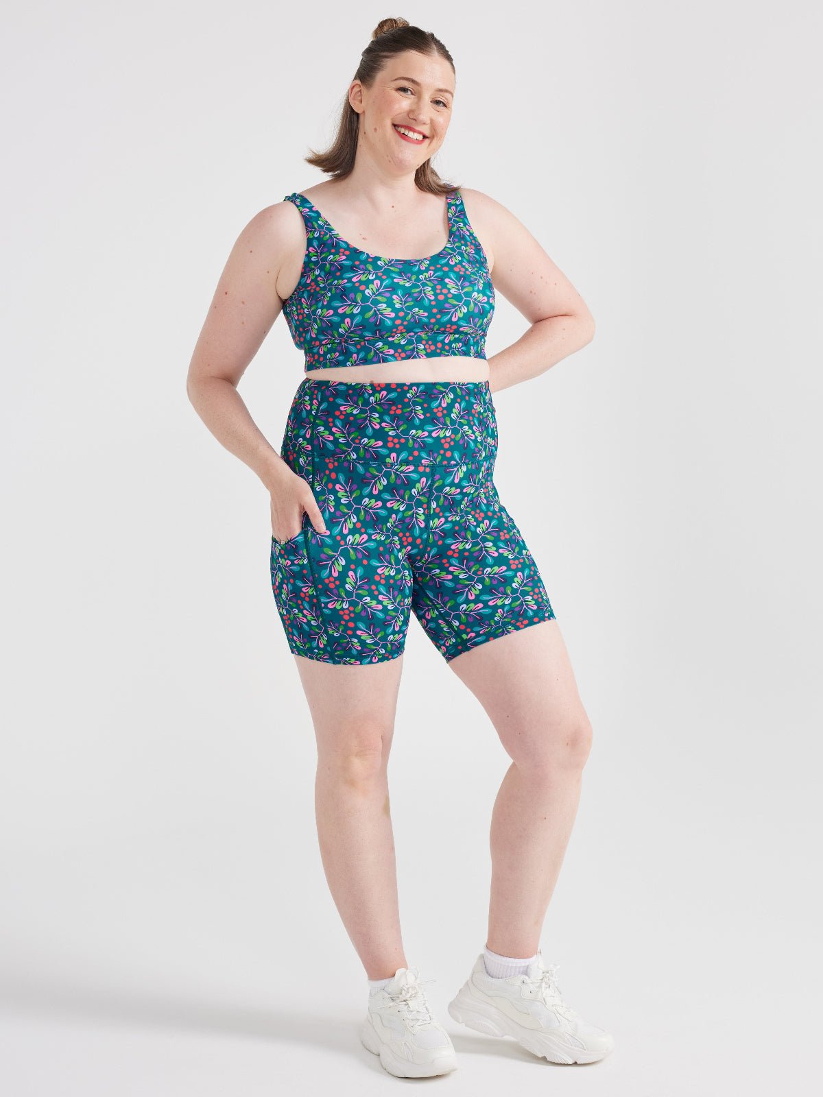 Wild Cherry Everyday Shortie Bike Shorts