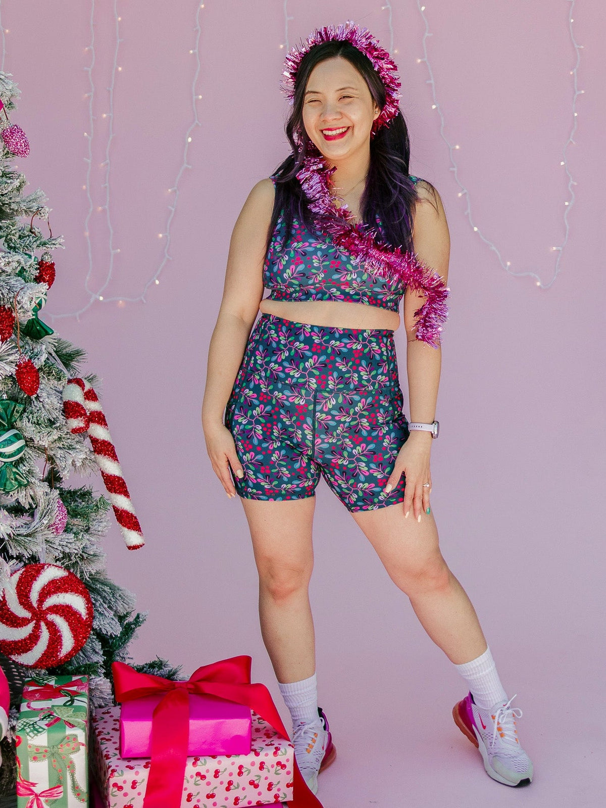 Wild Cherry Everyday Shortie Bike Shorts