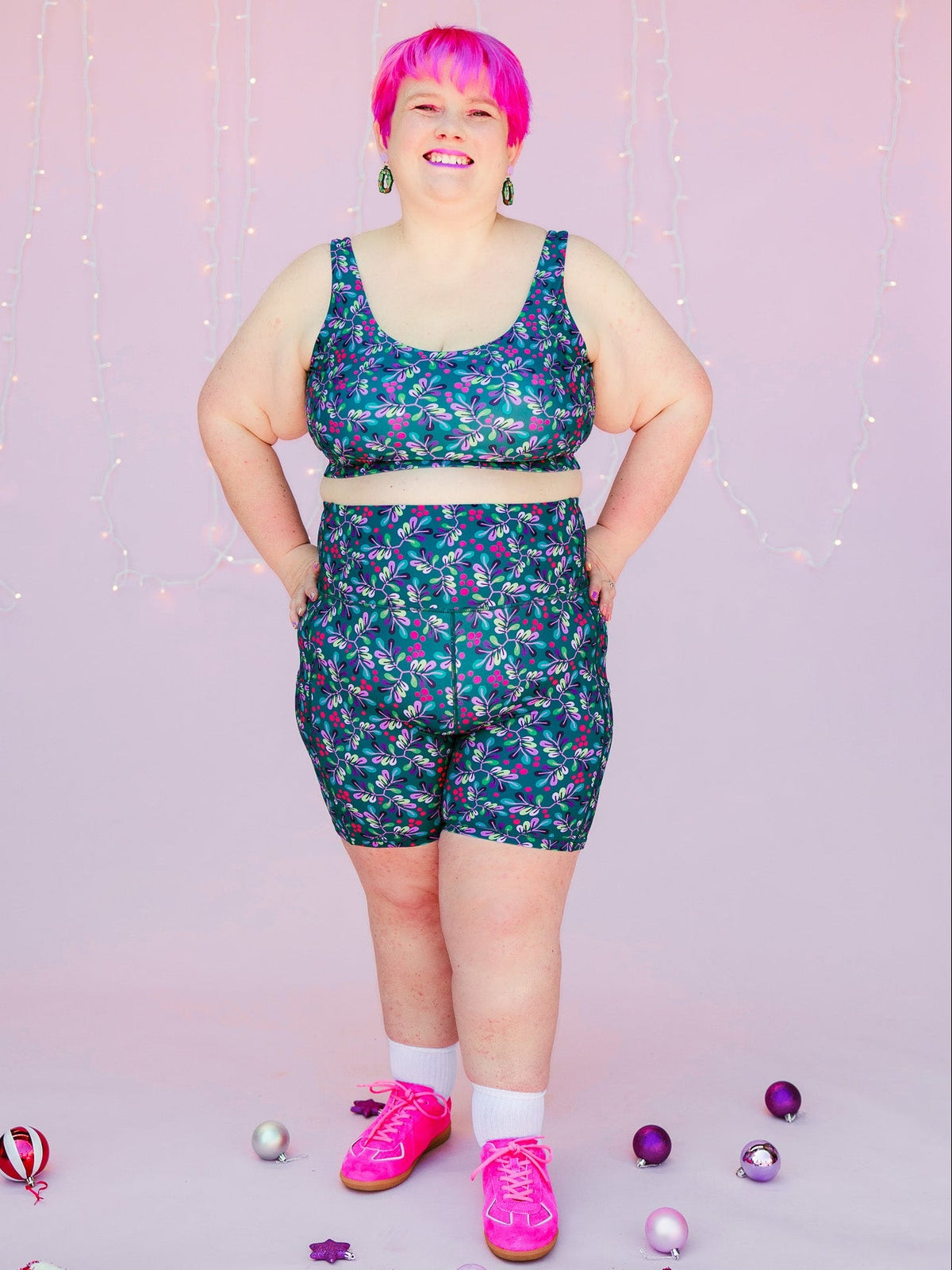 Wild Cherry Everyday Shortie Bike Shorts