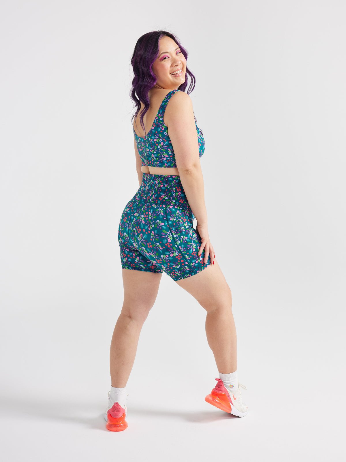 Wild Cherry Everyday Shortie Bike Shorts