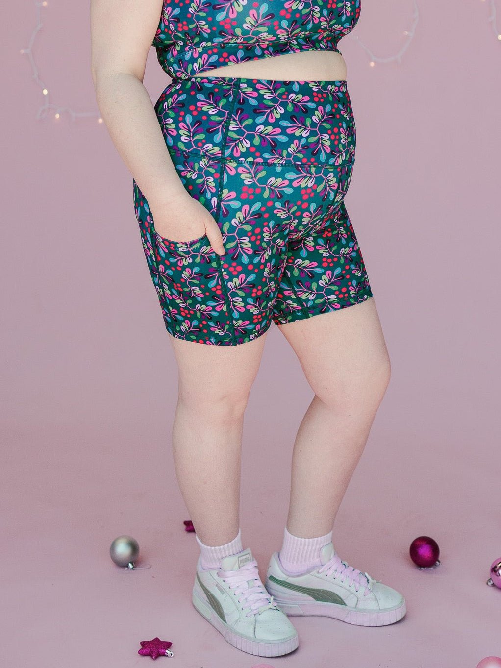 Wild Cherry Everyday Shortie Bike Shorts