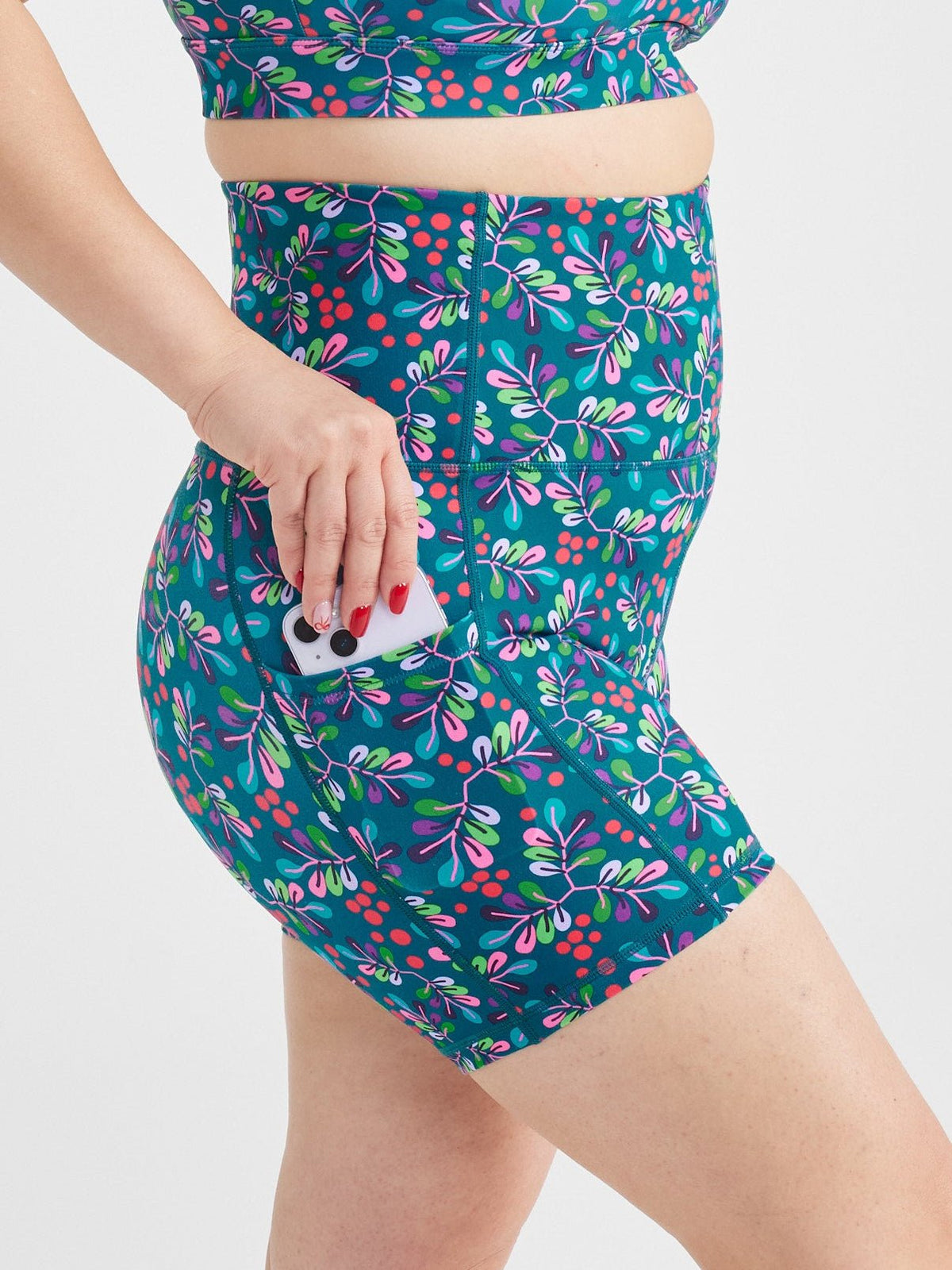 Wild Cherry Everyday Shortie Bike Shorts