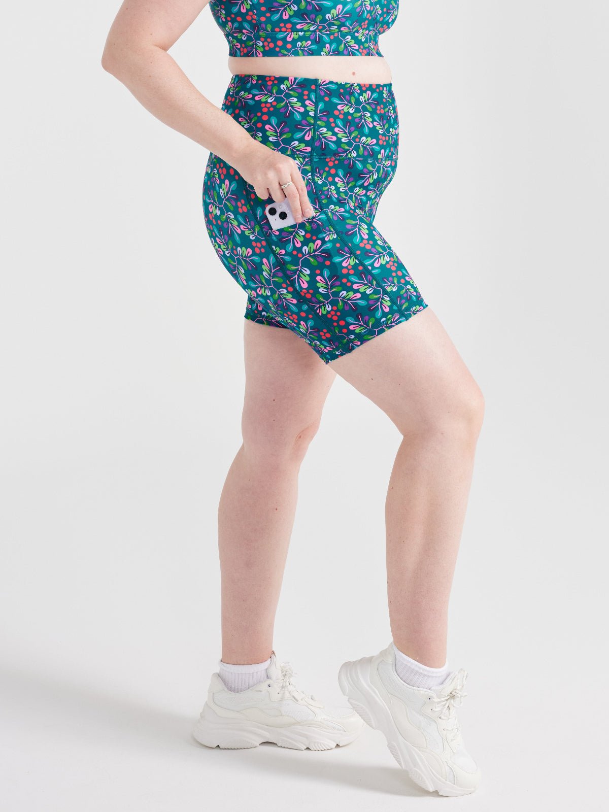 Wild Cherry Everyday Shortie Bike Shorts