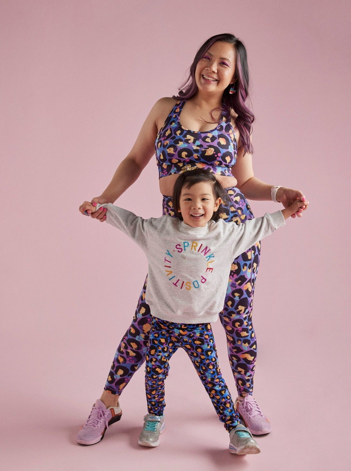Berry Leopard Everyday Legging - Full-Length - mummy and me clothing