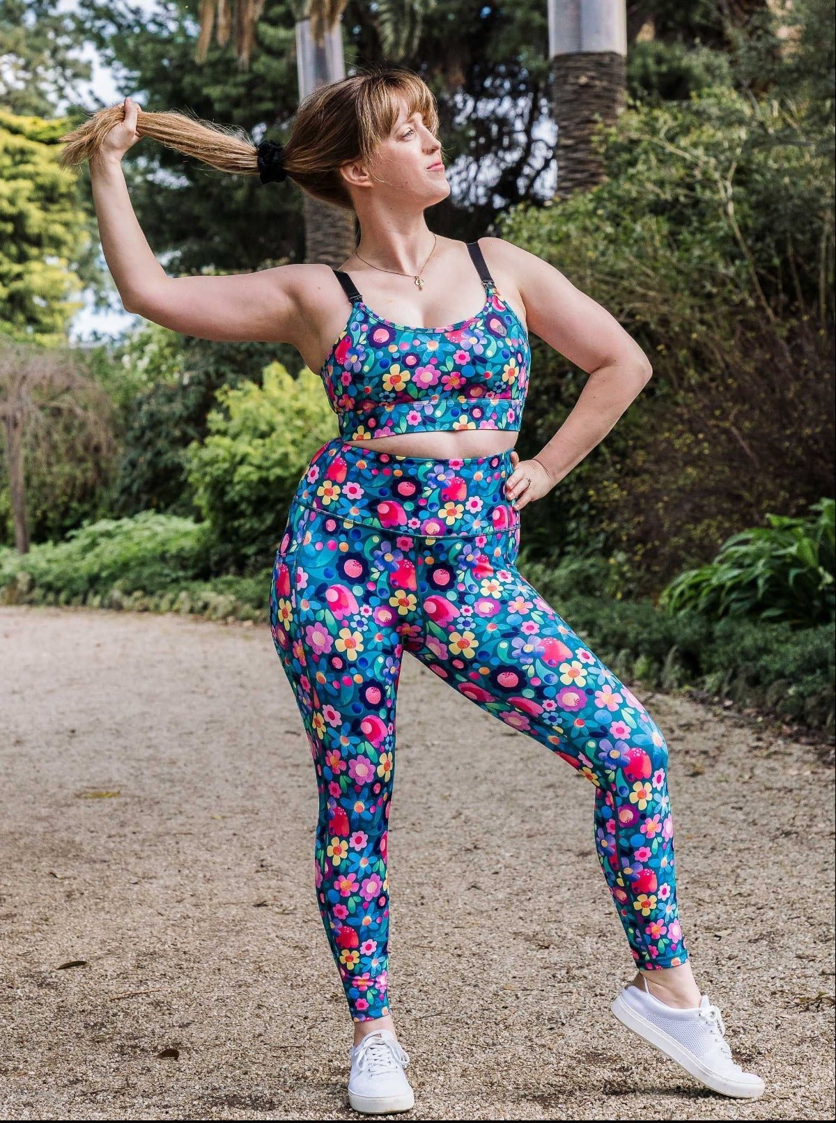 Floral Fields Miracle Nursing Sports Bra