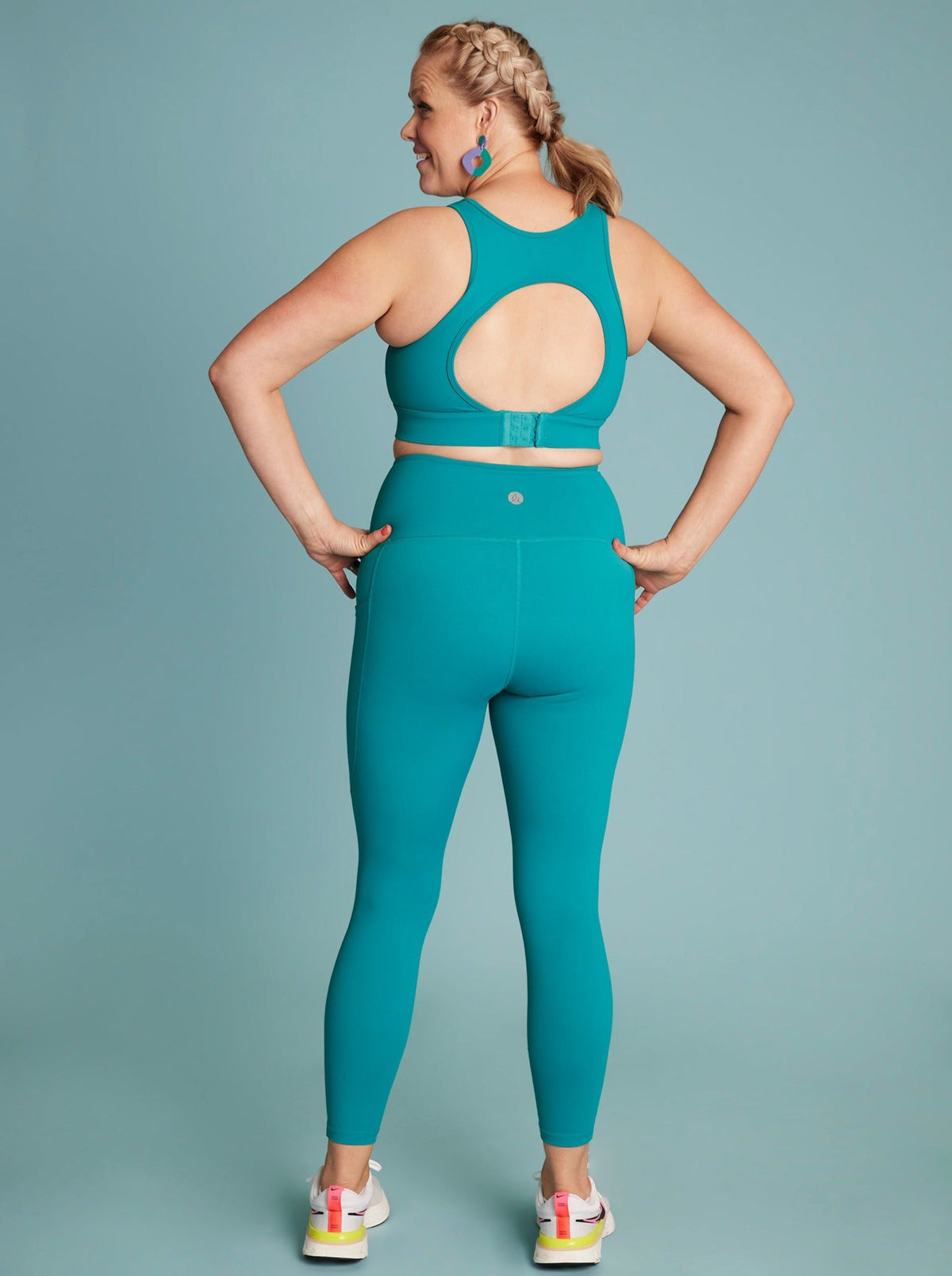 Forest Green Everyday Legging - 7/8 length - squat proof gym leggings tall women