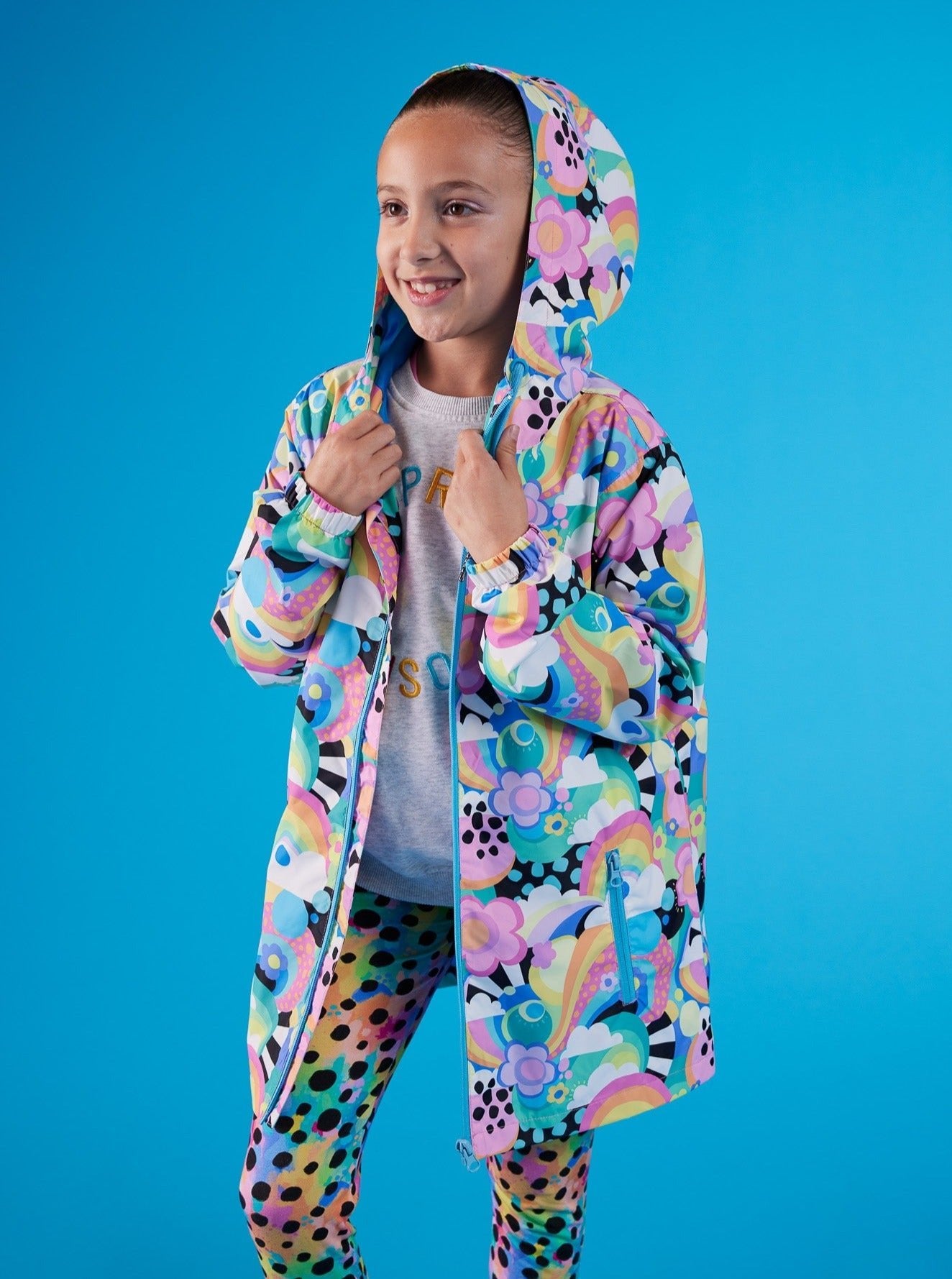 Funderland Spray Jackets - Kids - kids colourful rain coat