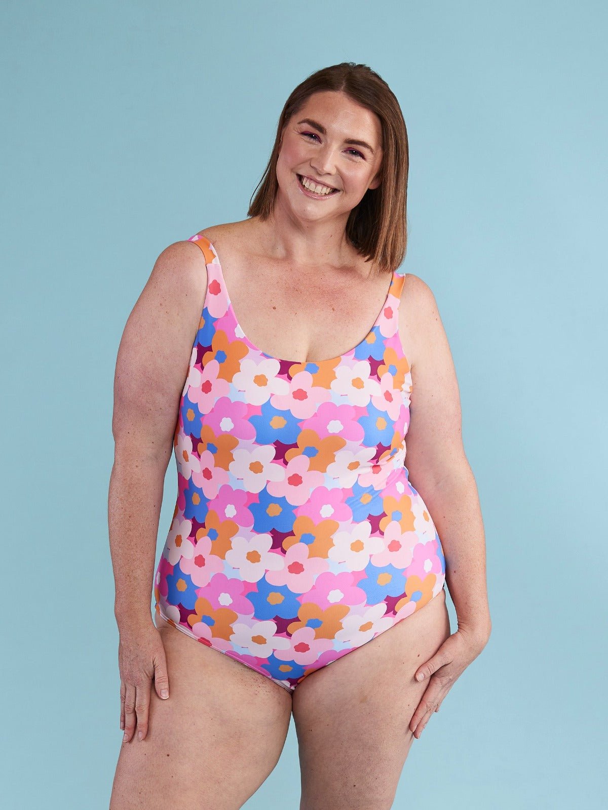 Hello Bloomer Active Swim One-Piece - floral supportive one piece bathers
