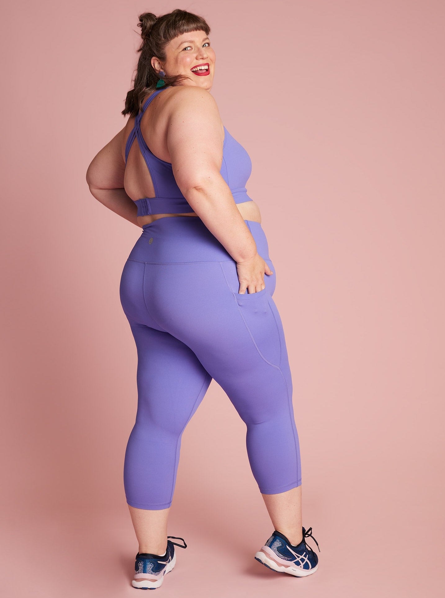 Plus Size Crop Length Volleyball Tights.