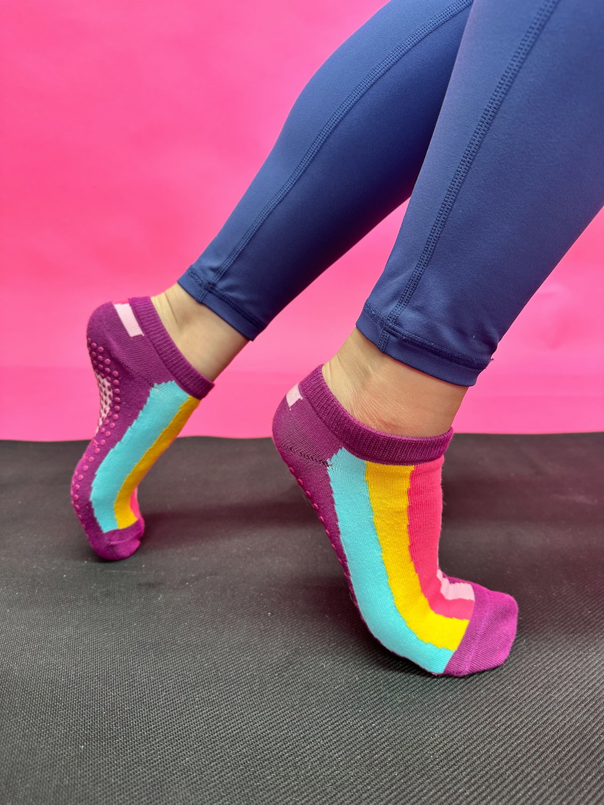Rainbow Grip Socks -