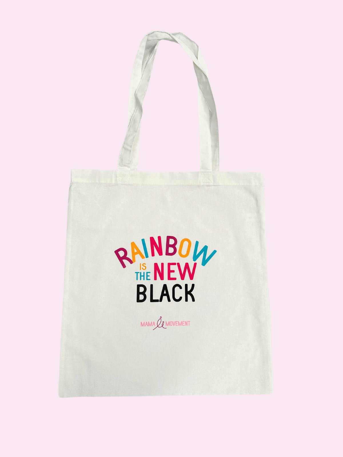 Rainbow Is The New Black Tote Bag -