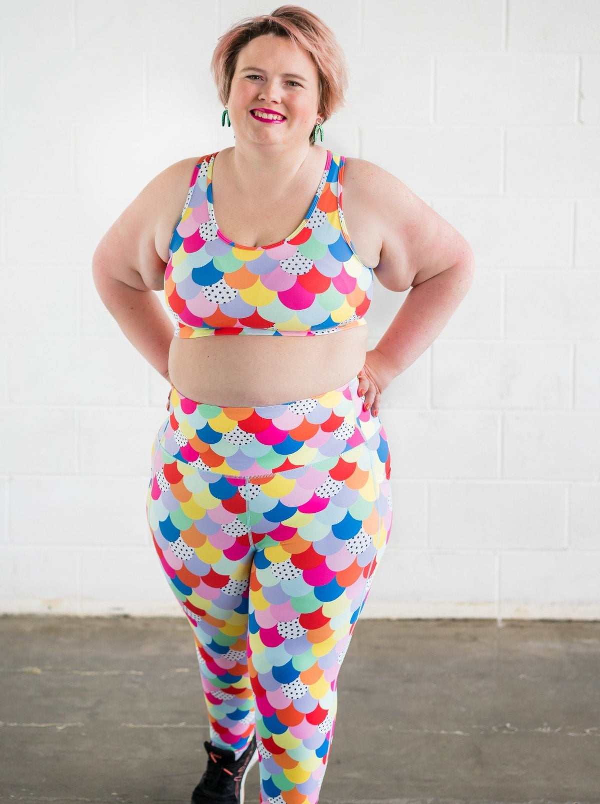 Sherbet Scales Everyday Legging - Full-Length &amp; 7/8-length - high waisted leggings with tummy control