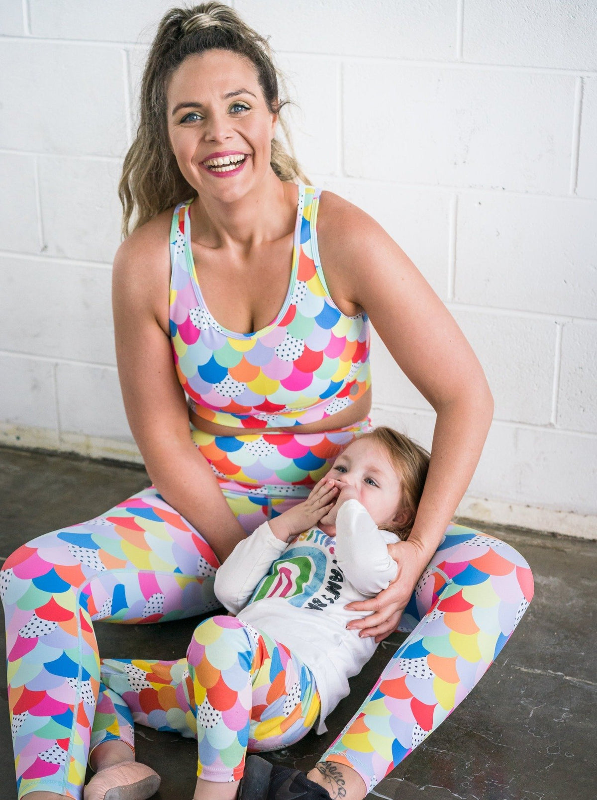 Sherbet Scales Everyday Legging - Full-Length &amp; 7/8-length - matching mum and daughter clothes