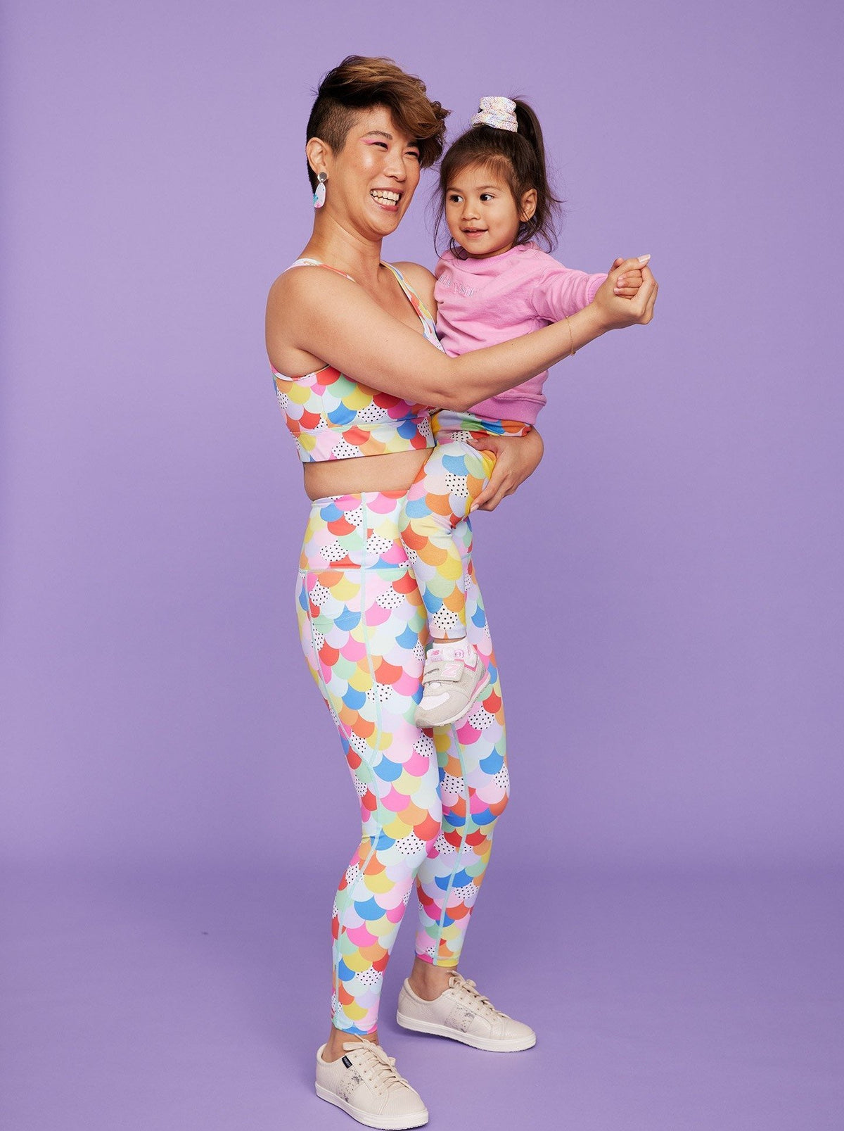 Sherbet Scales Everyday Legging - Full-Length &amp; 7/8-length - matching outfits mum children