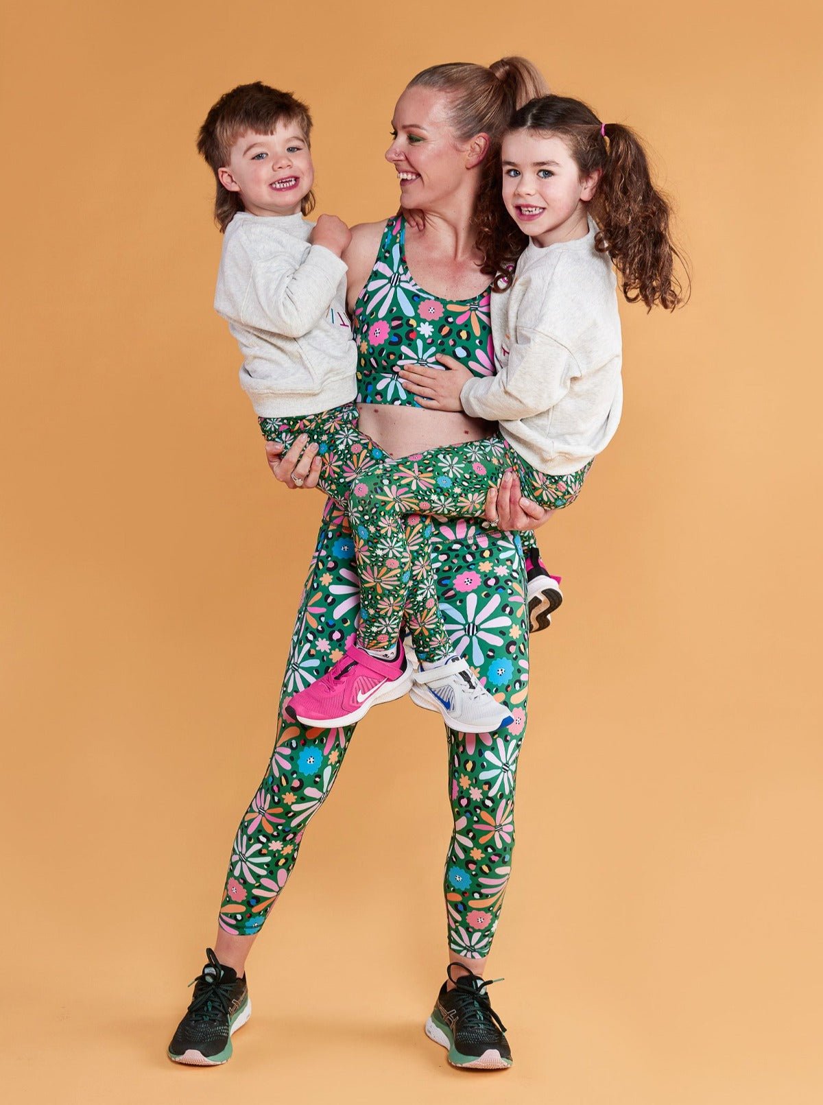 Wild Flower Everyday Legging - 7/8 length - matching family outfits